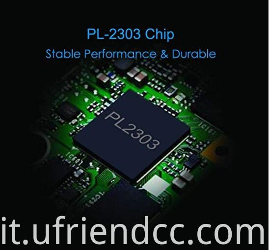 Buona compatibile RS232 PL2303 Adattatore Serial Chipset DB9 al cavo driver USB per registro dei cassa, Modem,